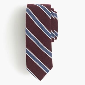 J. Crew English Wool-Silk Tie in Heritage Stripe